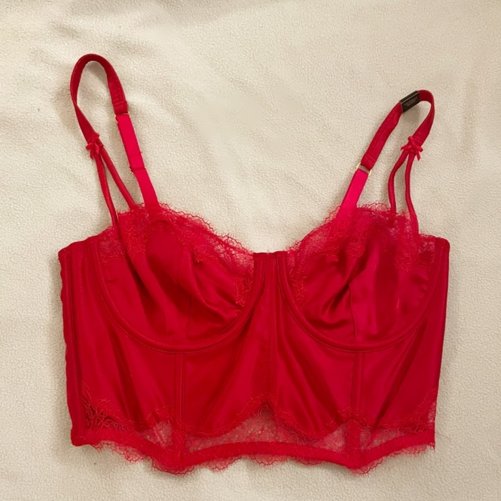 Victoria's Secret Red Lace Bra